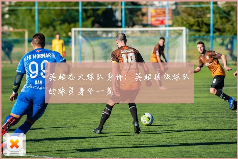 英超各大球队身价：英超顶级球队的球员身价一览
