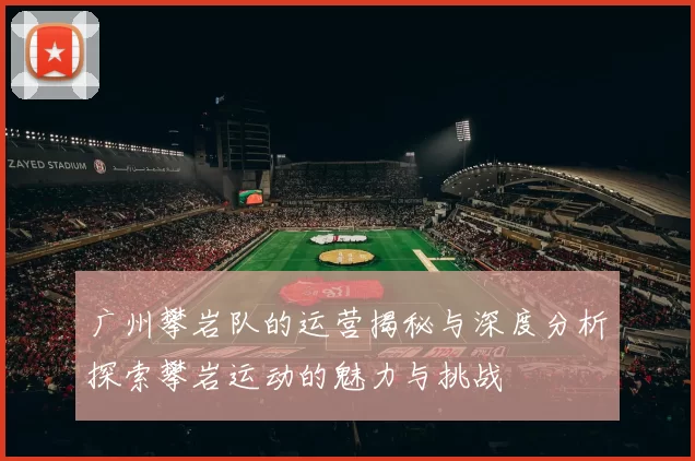 广州攀岩队的运营揭秘与深度分析探索攀岩运动的魅力与挑战